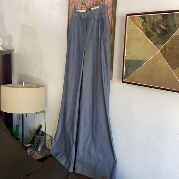 VS BODY BY VICTORIAS SECRET HIGH WAIST WIDE LEG TROUSERS CAREER PANT 6 TALL - Picture 15 of 16